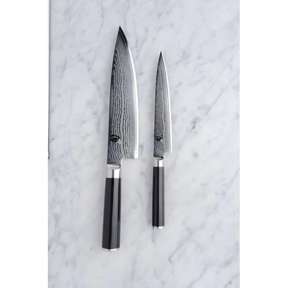 Shun Classic knivsæt, 2 dele (kokkekniv + utilitykniv)