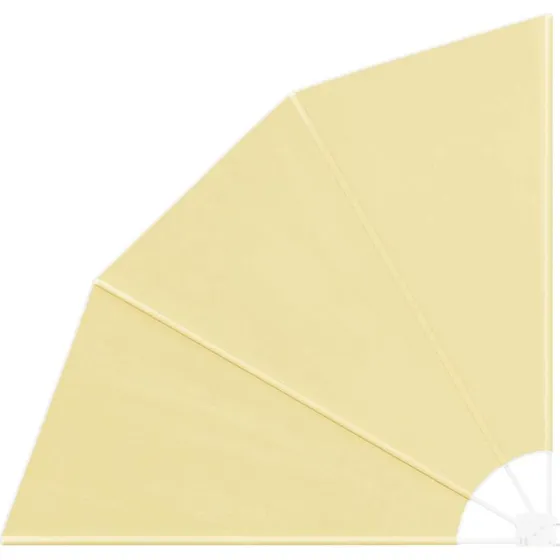 Balkonafskærmning Sand 160×160 cm - Polyester