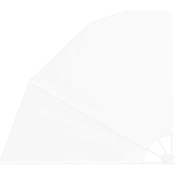 Balkonafskærmning hvid 160x160 cm - privatlivsskærm