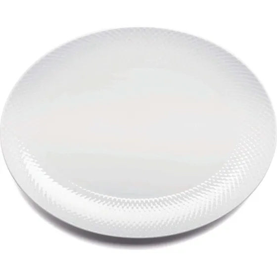 Lyngby Porcelæn Rhombe oval serveringsfad 35x26,5 cm