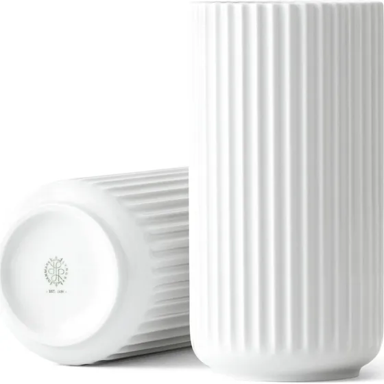 Lyngby Porceln Lyngbyvase hvid 20 cm