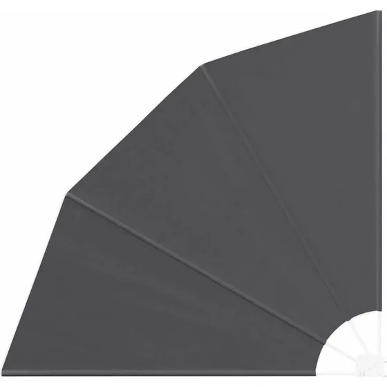 Balkon afskærmning 160x160 cm – Sort polyester