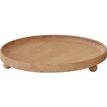 OYOY Inka rund træbakke Ø30 cm – Nature
