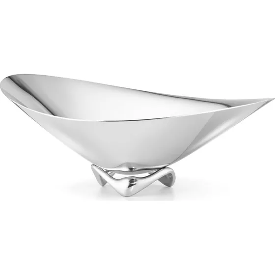 Georg Jensen HK Wave skål Ø31 cm - poleret stål