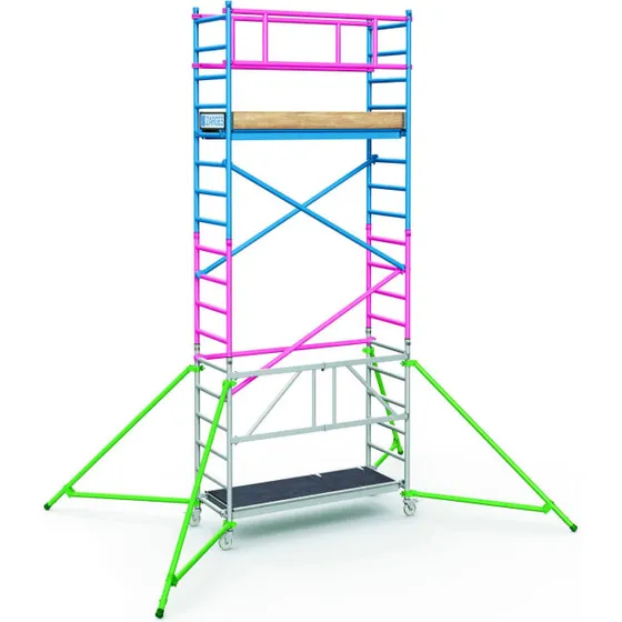 Zarges fodlistesæt til PaxTower 1T, brun (4 stk)