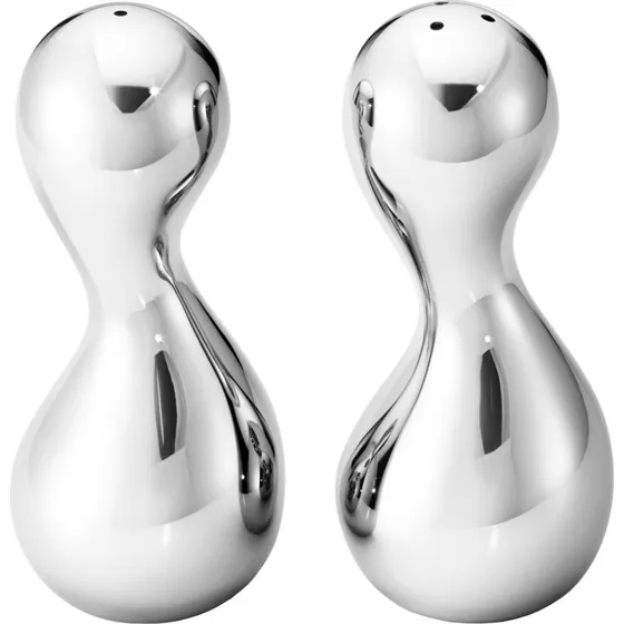 Georg Jensen Cobra salt- og pebersæt i rustfrit stål