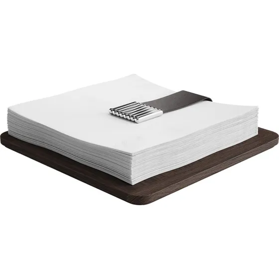 Georg Jensen Bernadotte serviettholder, rget eg/stl