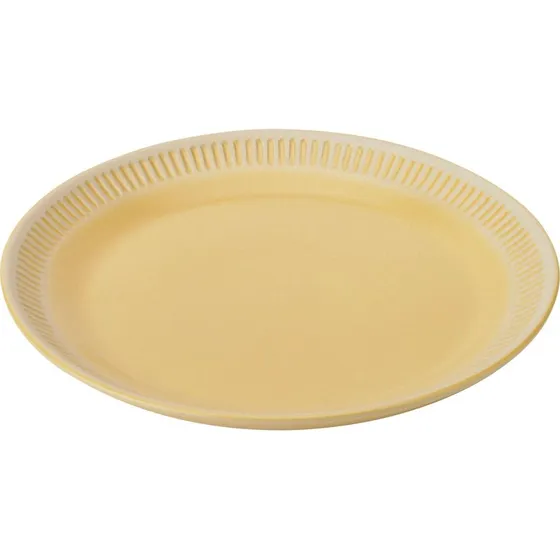Knabstrup Colorit tallerken 22 cm, gul