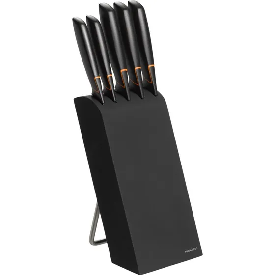 Fiskars Edge knivblok med 5 knive