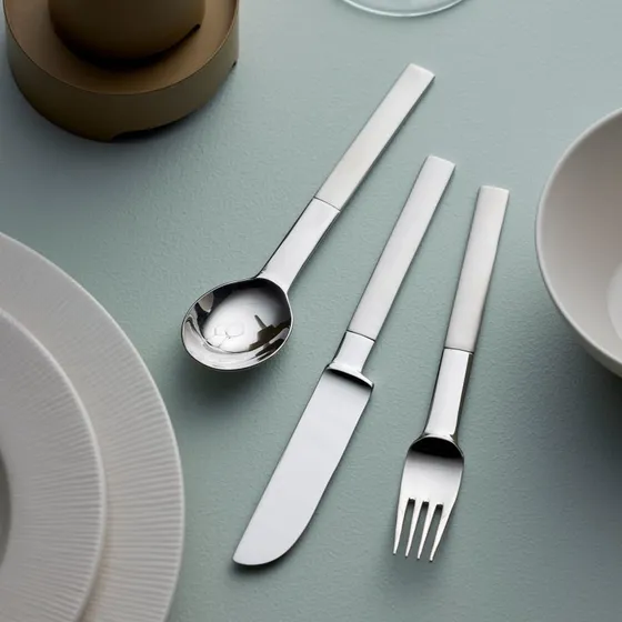 Gense Nobel dessertskeer 16,5 cm 4 stk. mat/blank