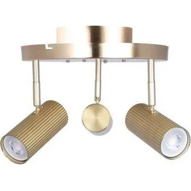 Globen Lighting Hubble 3 Plafond - Børstet Messing