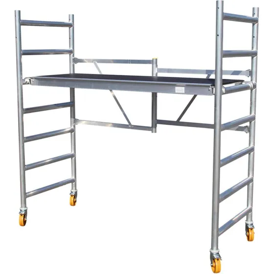 CUSTERS Foldestillads 74x250 cm – 3,8 m arbejdshøjde