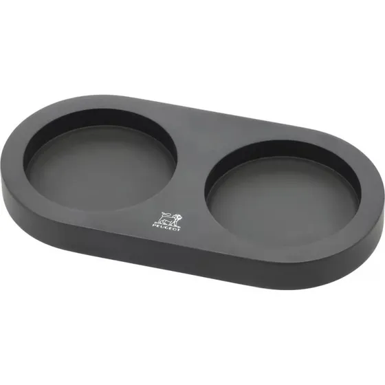 Peugeot Linea bambusholder til 2 kvrne, mat sort