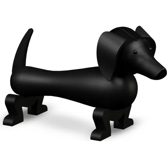 Kay Bojesen Gravhund Pind, lille - Mrkbejdset eg (18,5 cm)