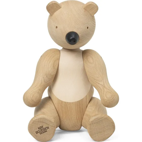 Kay Bojesen Stor Træbjørn, Eg/Ahorn 40 cm