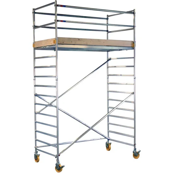 CUSTERS Rullestillads 74x250 cm, 6,4 m arbejdshøjde