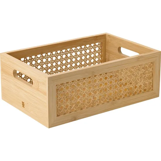 RIG-TIG Bamboo Box opbevaringsske i lakeret bambus