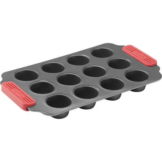 Lékué Mini Muffinsform 12 stk – Non-stick (grå)