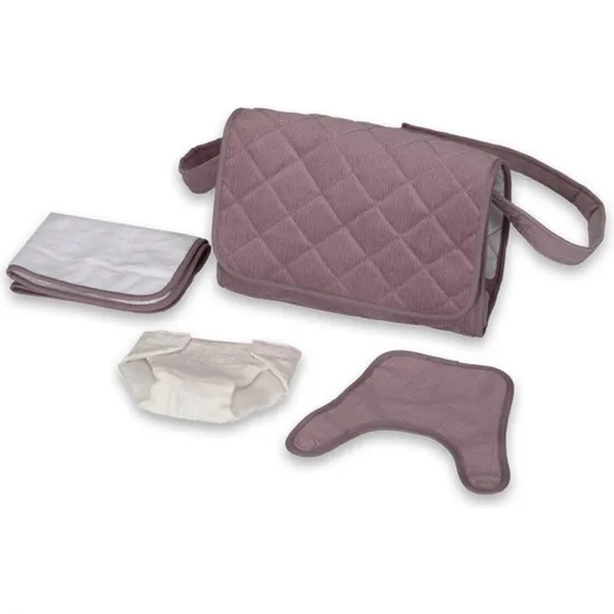 MaMaMeMo Dolls Pusletaske i fløjl – Syren