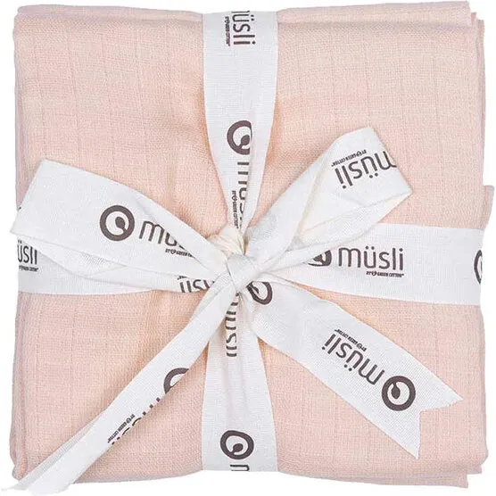 Müsli Stofble 2-pak Peony 75x75 cm (100% økologisk bomuld)