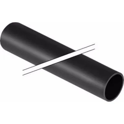 Geberit PEH ferulerør Ø45/40mm DN40 1000 mm, sort