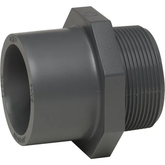 GF PVC overgangs-muffenippel 32/40 mm (1¼")