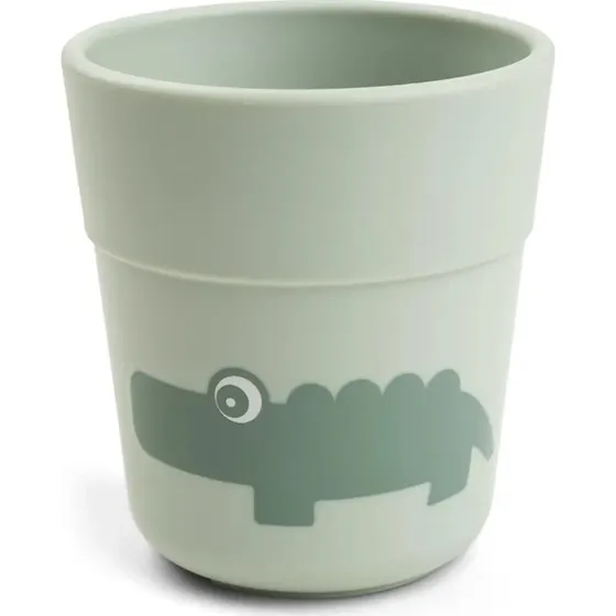 Done by Deer Croco Foodie mini kop 13 cl - Grøn