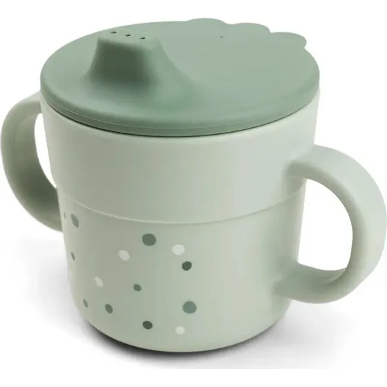 Done by Deer Foodie tudkop Happy Dots Grn 21,5 cl