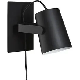 Hübsch Ardent væglampe 17 cm – sort