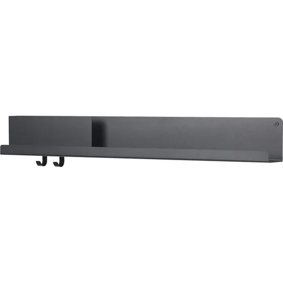 Muuto Folded Hylde 96x13 cm – Sort