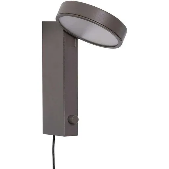 Hbsch Crea vglampe Brown  kompakt sengelampe