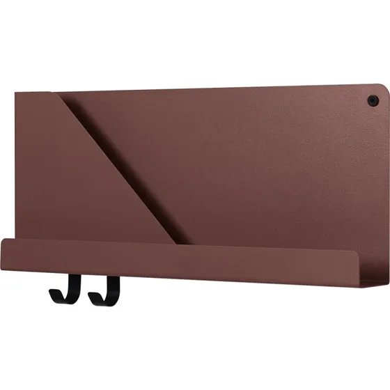 Muuto Folded hylde 51x22 cm – Deep Red