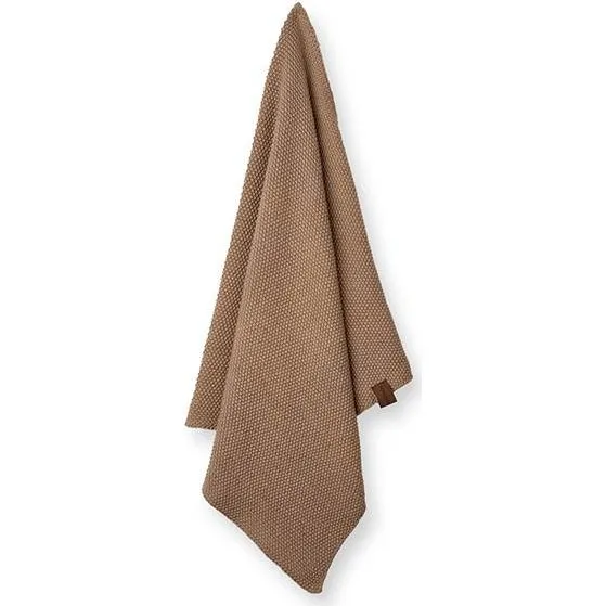 Humdakin strikket viskestykke 45x70 cm – Latte