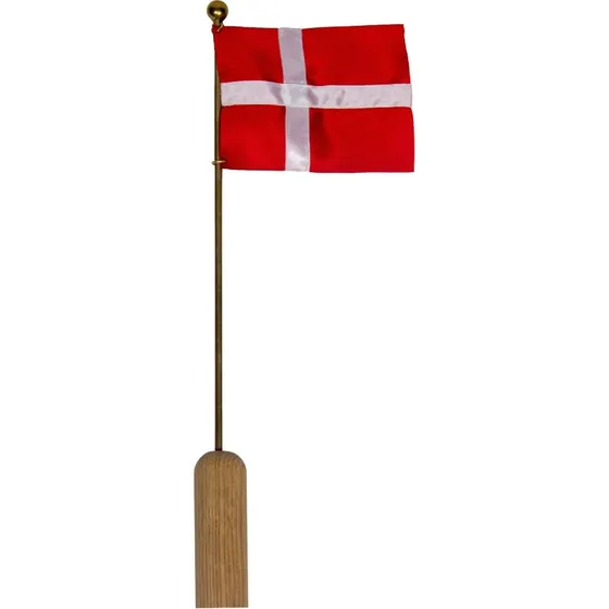 Andersen Celebrating bordflag 40 cm - egetræ & messing