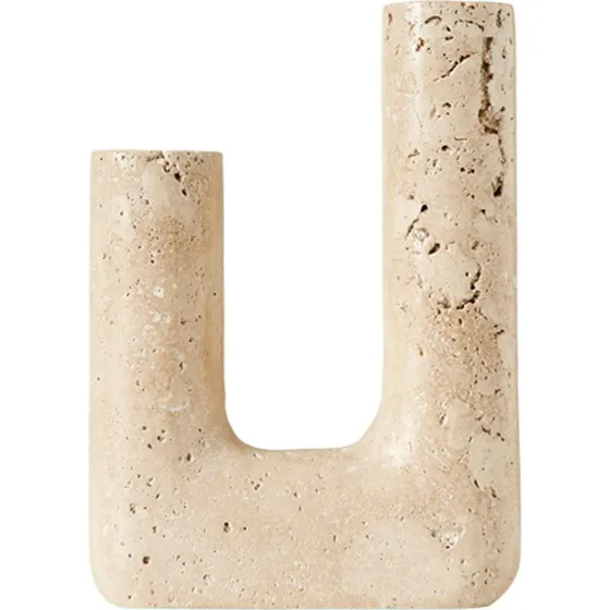 Muubs Minerva lysestage 20 cm, creme