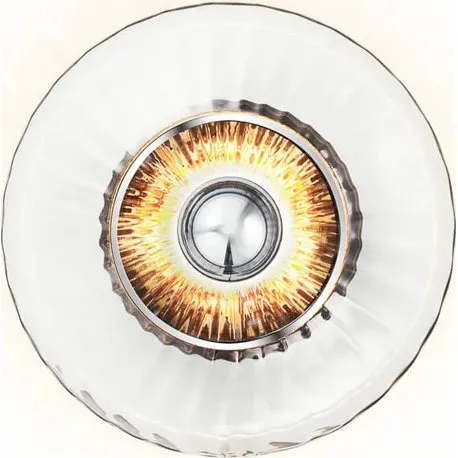 Design By Us New Wave Optic Vglampe 26 cm Klar