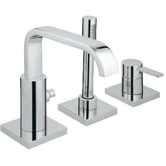 Grohe Allure 3-huls kar- & brusekomb, krom, Sena håndbruser