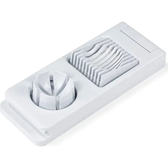 Dobbelt ggedeler i hvid plast - Funktion