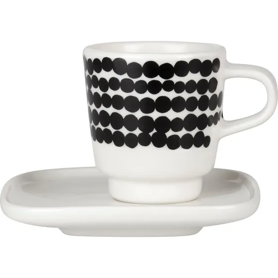 Marimekko Siirtolapuutarha espressokop med fad