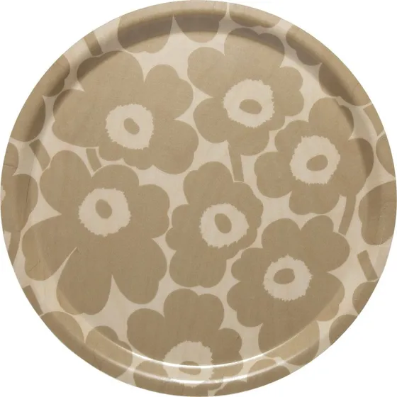 Marimekko MINI Unikko bakke 31 cm, lysebrun/beige