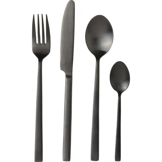 Bitz Bestikst 16 dele  sort