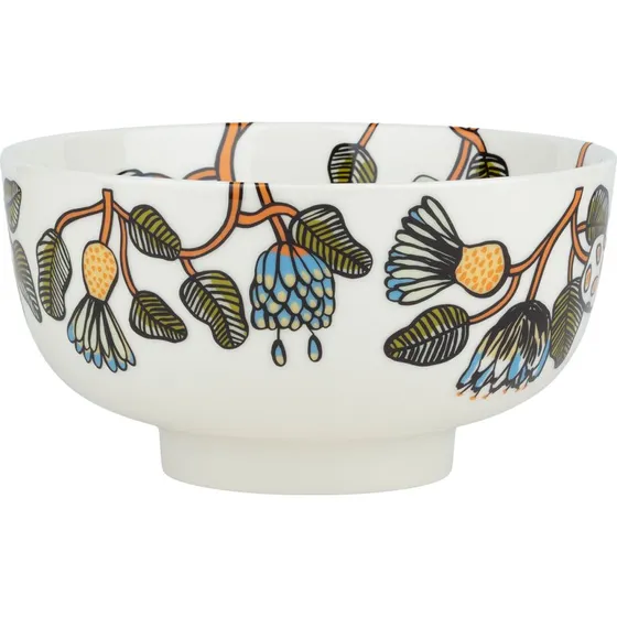 Marimekko Tiara serveringsskål 1,5 L - hvid/grøn/orange