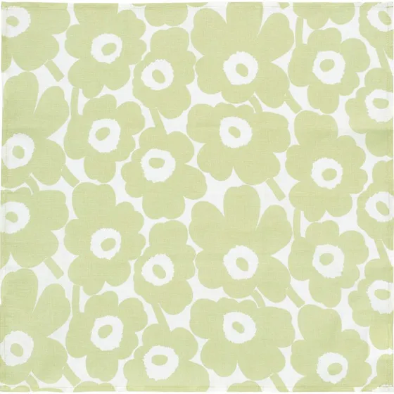 Marimekko Mini Unikko stofserviet 43x43 cm – Pære/Hvid