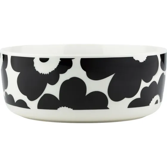 Marimekko Unikko skål 1,5 L – sort/hvid