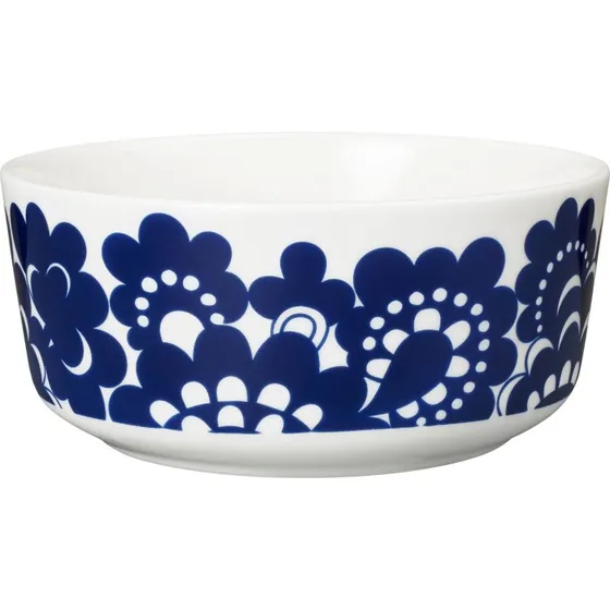 Arabia Esteri skål Ø13 cm – porcelæn, retro mønster