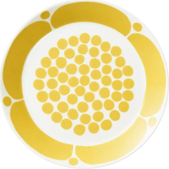 Arabia Sunnuntai tallerken 21 cm  Gul