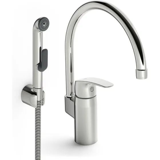 Oras Safira håndvaskarmatur med høj tud og sidebruser