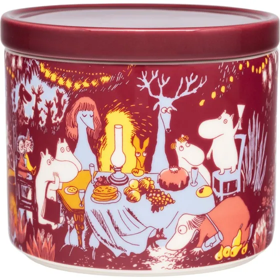 Arabia Moomin Festlige Stunder krukke med lg 0,7 L