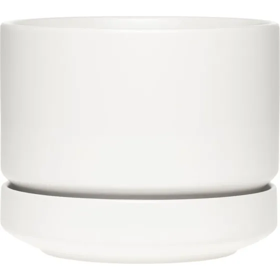 Arabia SN urtepotte Ø16 cm mat hvid