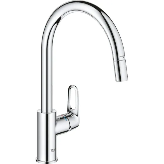 Grohe Start Flow køkkenarmatur, krom — udtræk & 360°